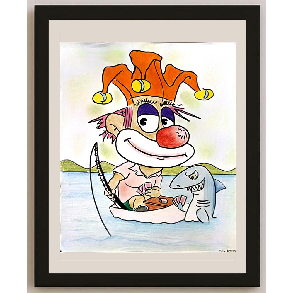 Tuna Bayuk 35x25cm Orijinal Karikatür BOD05314