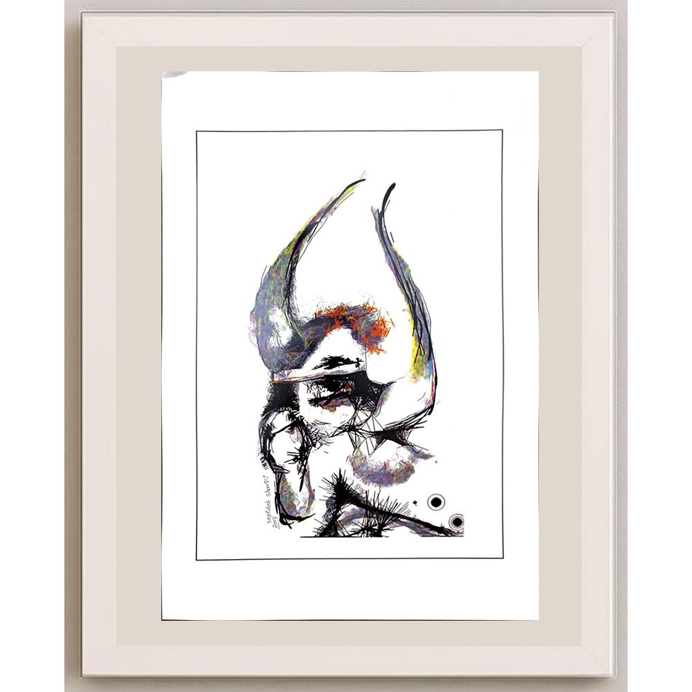 Sepideh Sharifi 43x30cm Orijinal Karikatür BOD05323