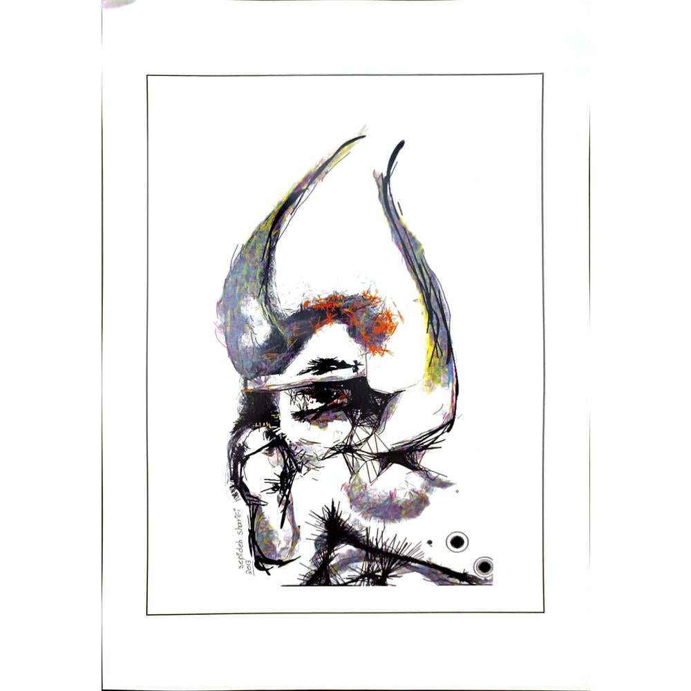 Sepideh Sharifi 43x30cm Orijinal Karikatür BOD05323