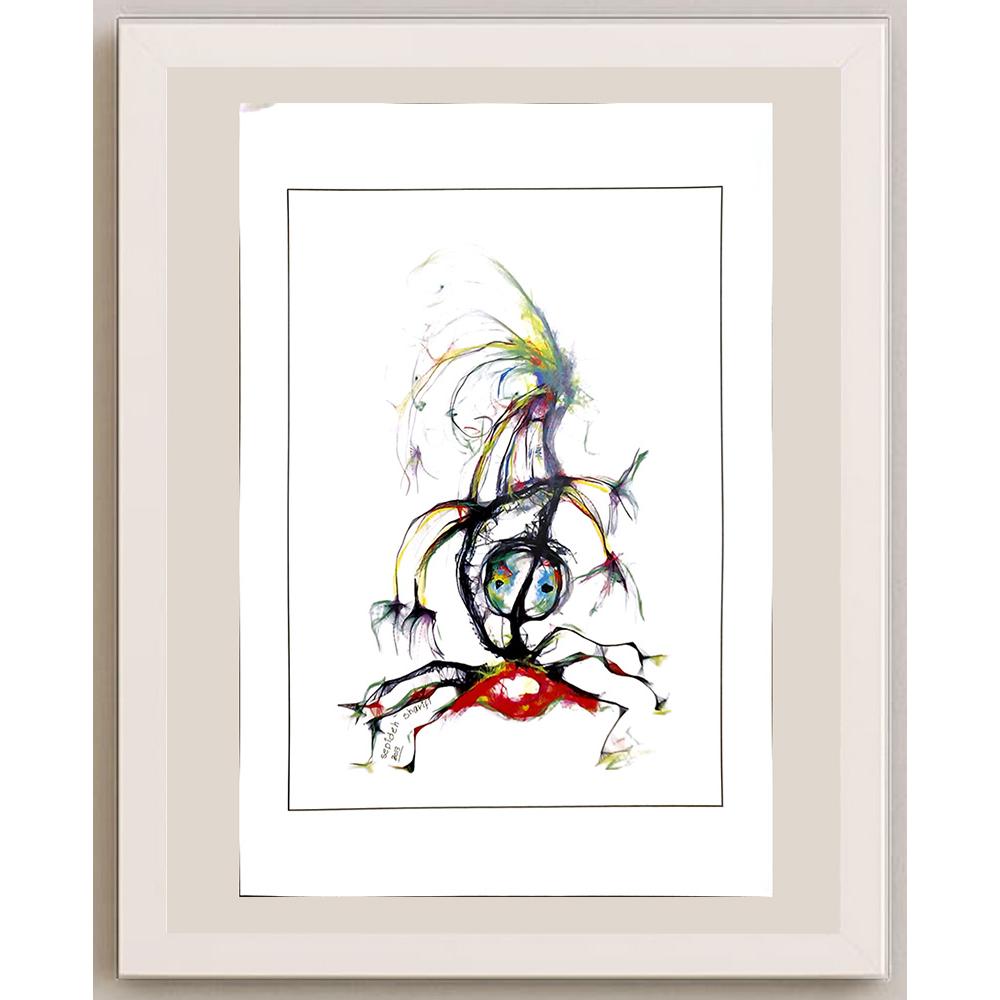 Sepideh Sharifi 43x30cm Orijinal Karikatür BOD05324