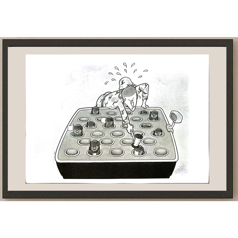 Toshiko Nishida 29x21cm Orijinal Karikatür BOD05333
