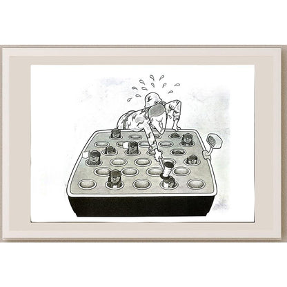 Toshiko Nishida 29x21cm Orijinal Karikatür BOD05333