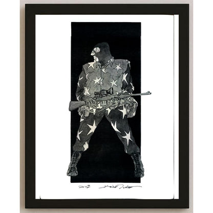 Hideo Takeda 29x21cm Orijinal Karikatür BOD05336