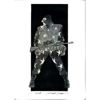 Hideo Takeda 29x21cm Orijinal Karikatür BOD05336