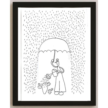 Minoru Tanaka 29x21cm Orijinal Karikatür BOD05340