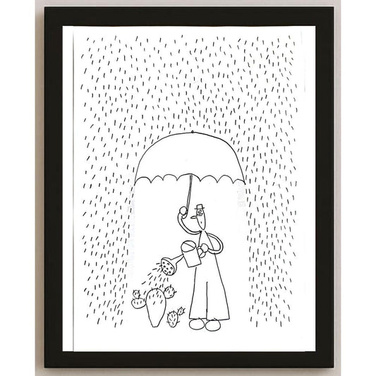 Minoru Tanaka 29x21cm Orijinal Karikatür BOD05340
