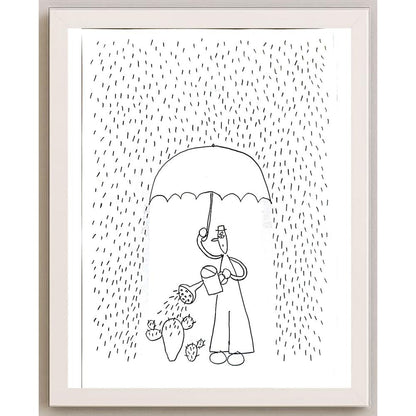 Minoru Tanaka 29x21cm Orijinal Karikatür BOD05340