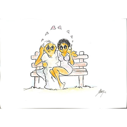 Petar Strinic 29x21cm Orijinal Karikatür BOD05348