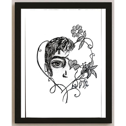 Elena Gutman 29x21cm Orijinal Karikatür BOD05353