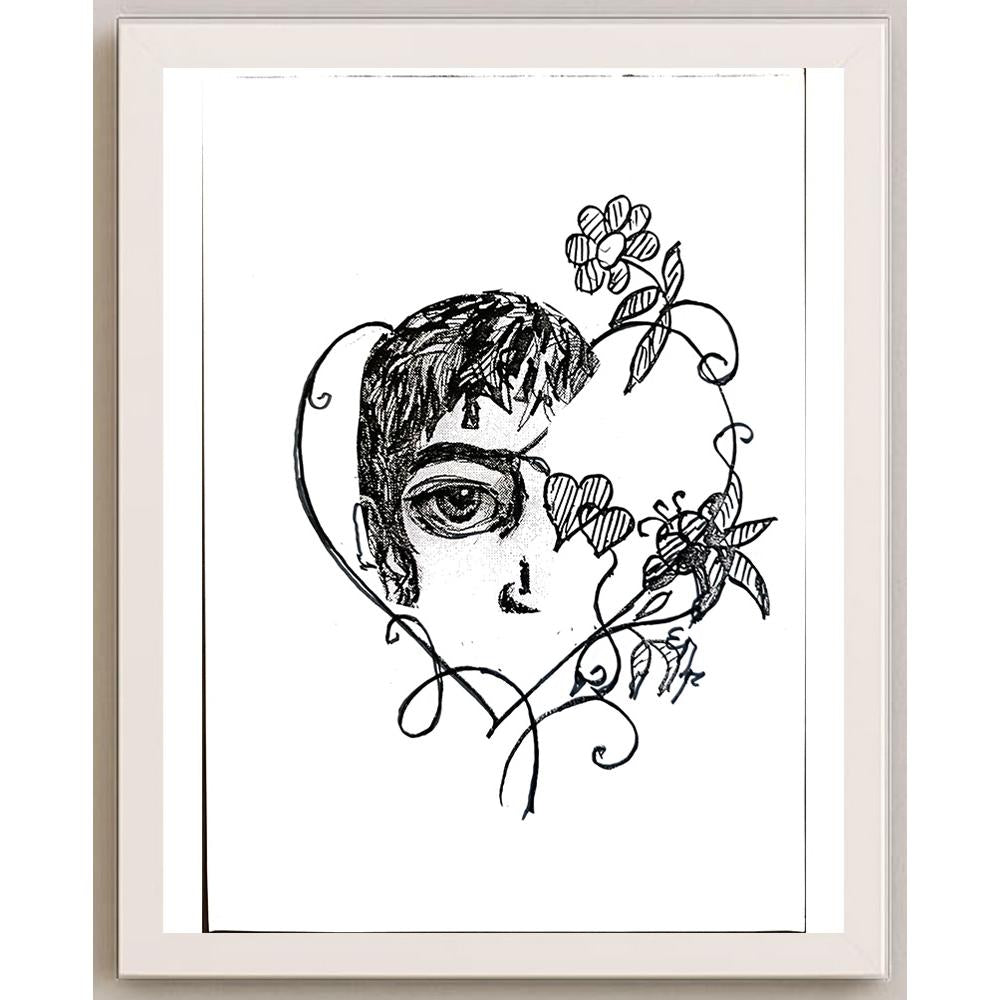 Elena Gutman 29x21cm Orijinal Karikatür BOD05353