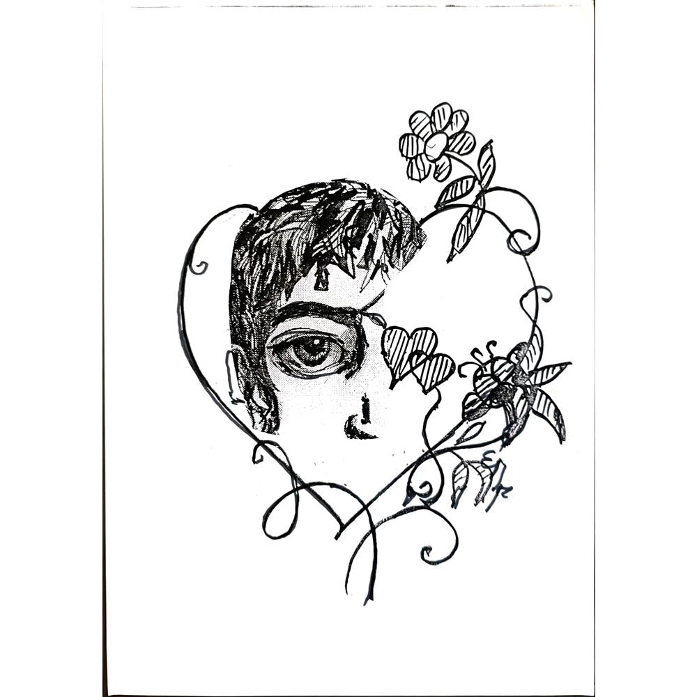 Elena Gutman 29x21cm Orijinal Karikatür BOD05353