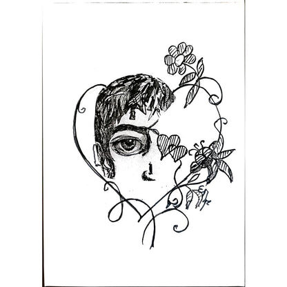 Elena Gutman 29x21cm Orijinal Karikatür BOD05353