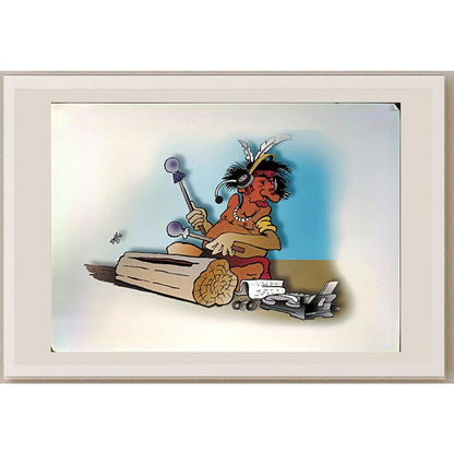 Nikola Otas 29x21cm Orijinal Karikatür BOD05362