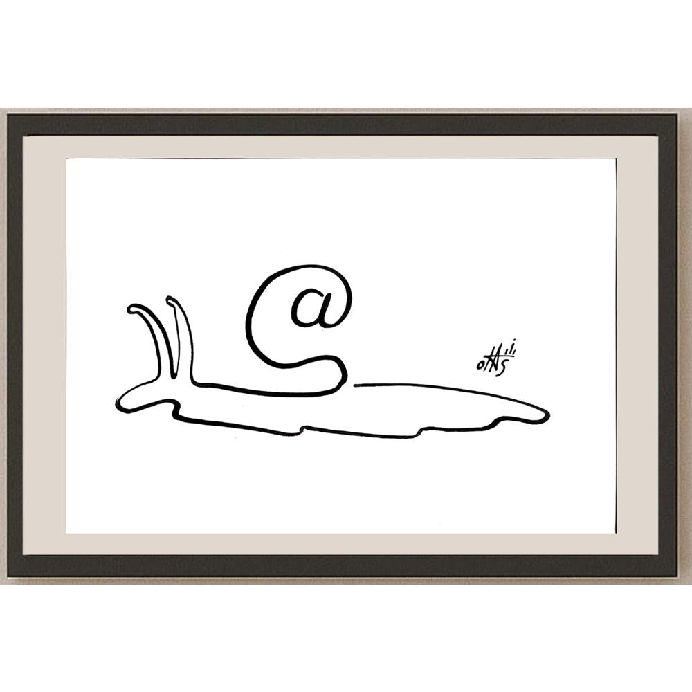 Nikola Otas 29x21cm Orijinal Karikatür BOD05363
