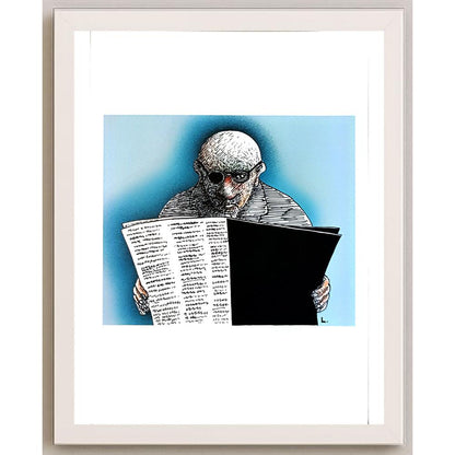Dusan Ludwig 28x24cm Orijinal Karikatür BOD05365
