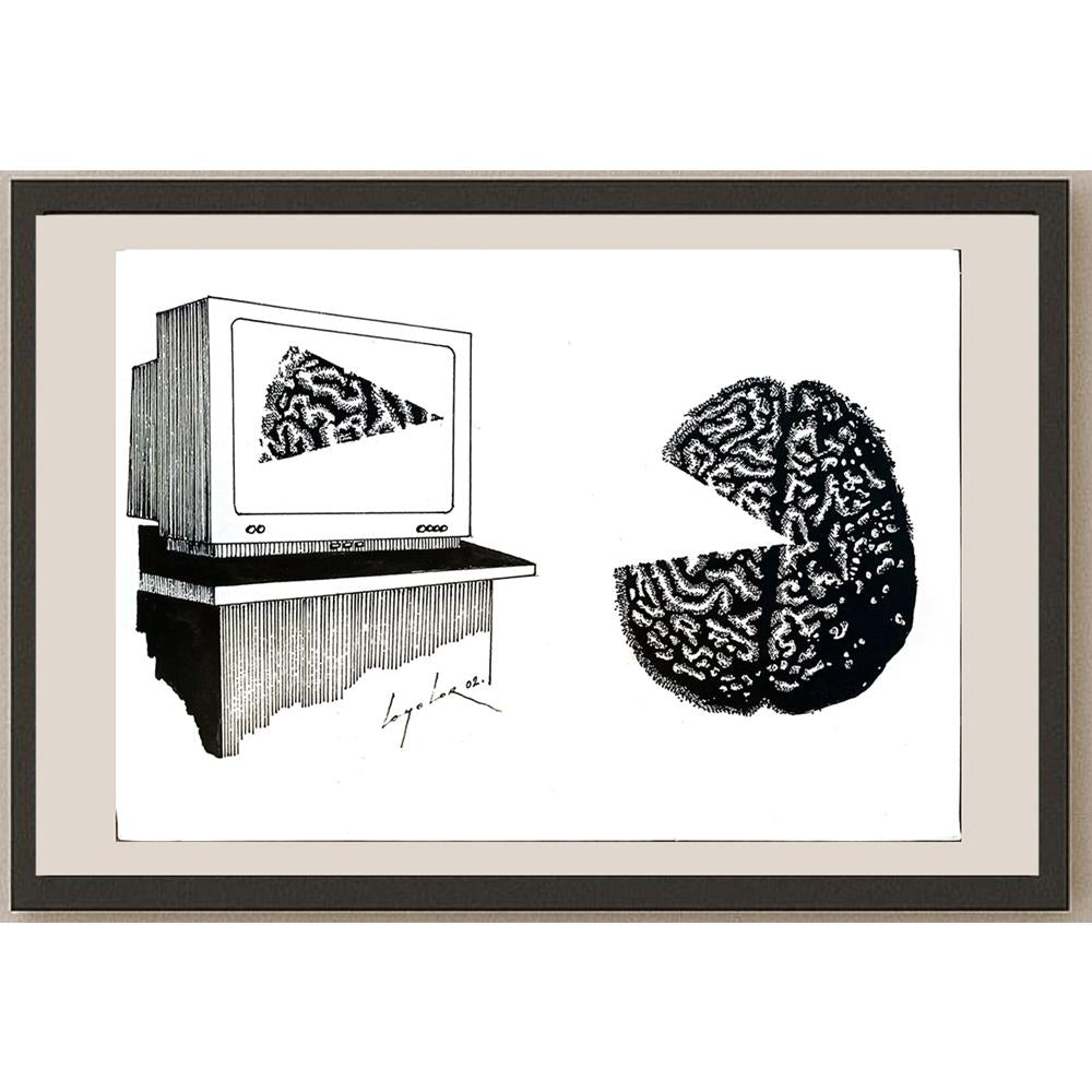 Luka Lagator 29x21cm Orijinal Karikatür BOD05376