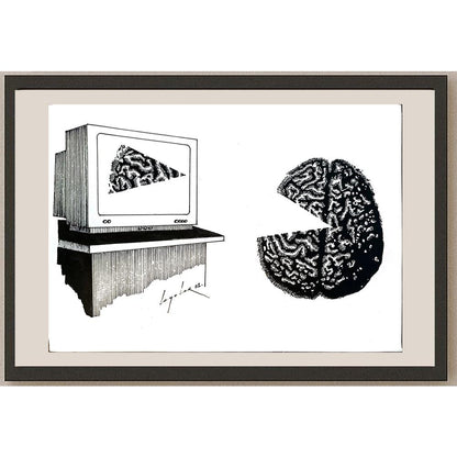 Luka Lagator 29x21cm Orijinal Karikatür BOD05376