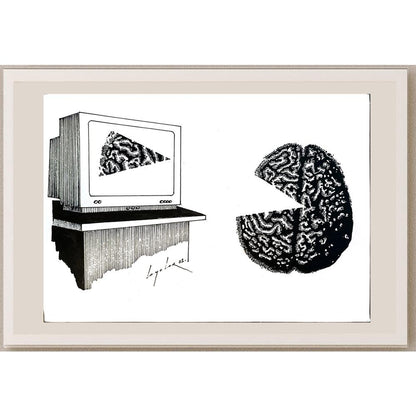 Luka Lagator 29x21cm Orijinal Karikatür BOD05376