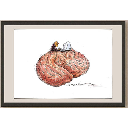 Shahram Rezaei 29x21cm Orijinal Karikatür BOD05388