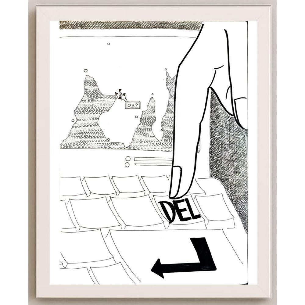 Kayoko Sugama 29x21cm Orijinal Karikatür BOD05399