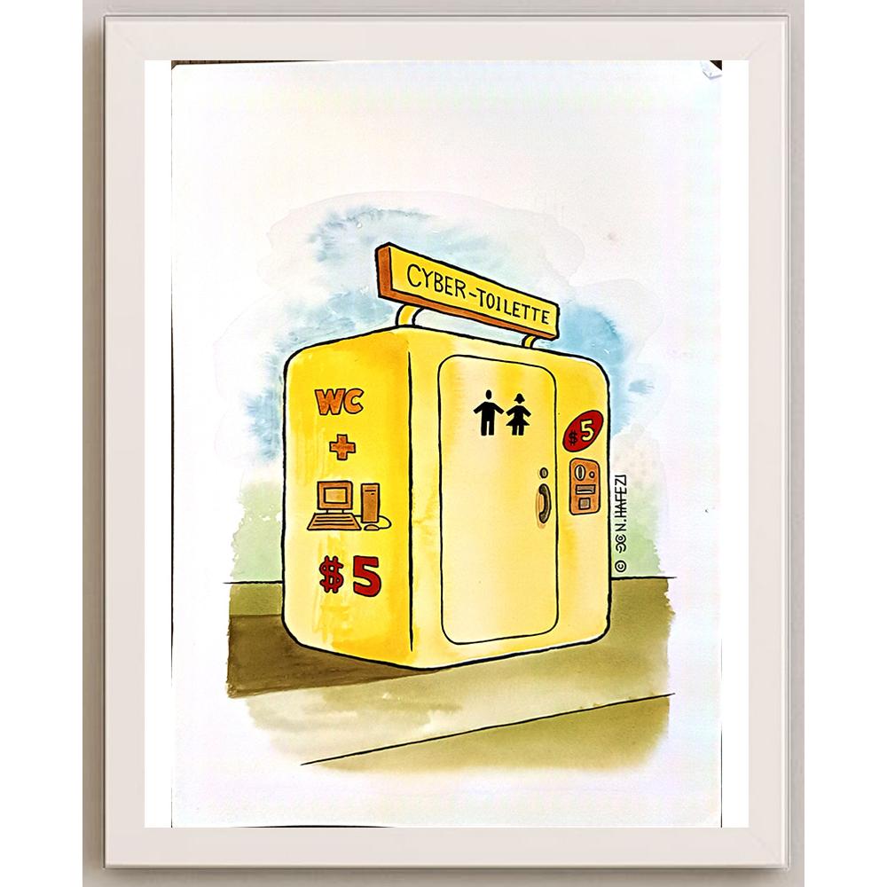 Nader Hafezi 29x21cm Orijinal Karikatür BOD05400
