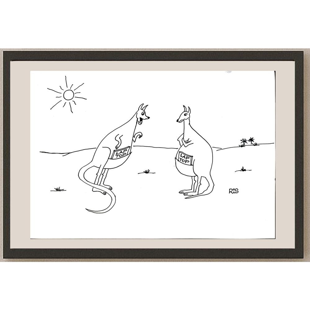 Reshad Sultanovic 29x21cm Orijinal Karikatür BOD05405