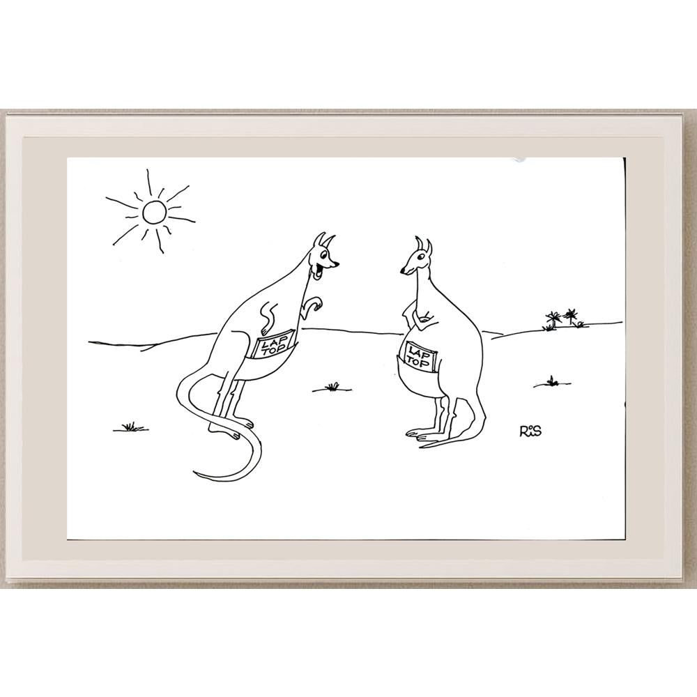 Reshad Sultanovic 29x21cm Orijinal Karikatür BOD05405