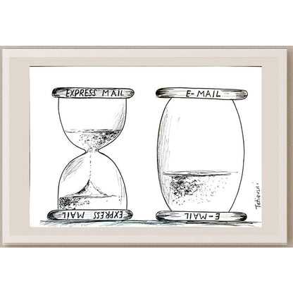 Michael Tetievski 29x21cm Orijinal Karikatür BOD05407