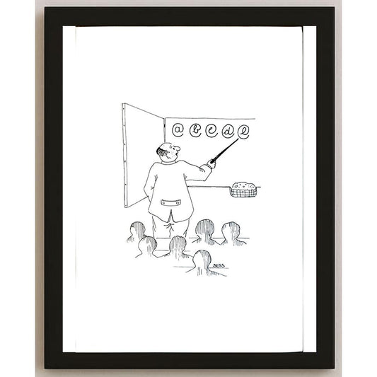 Winfried Besslich 29x21cm Orijinal Karikatür BOD05408