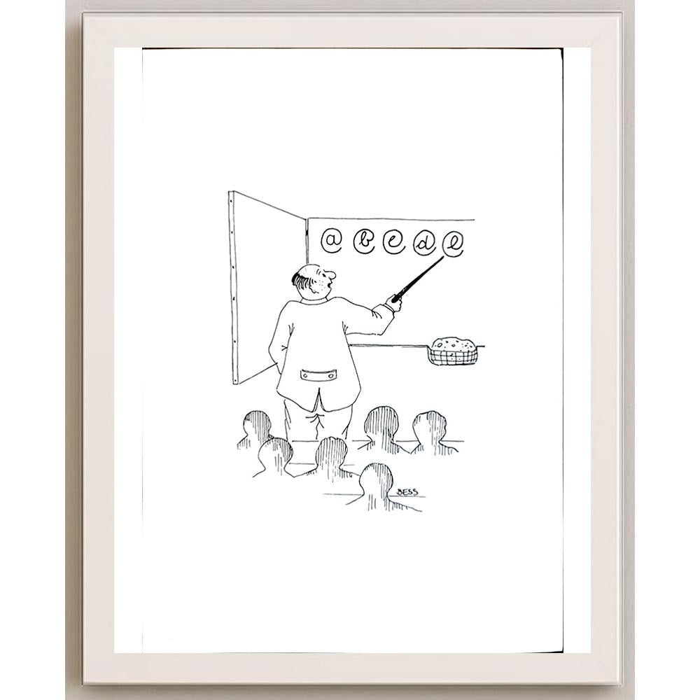 Winfried Besslich 29x21cm Orijinal Karikatür BOD05408