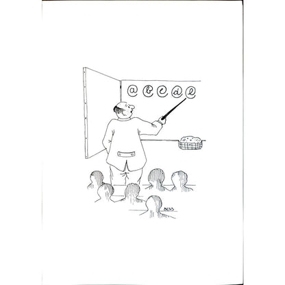 Winfried Besslich 29x21cm Orijinal Karikatür BOD05408
