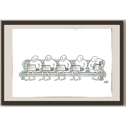 Yury Tylindus 29x21cm Orijinal Karikatür BOD05421