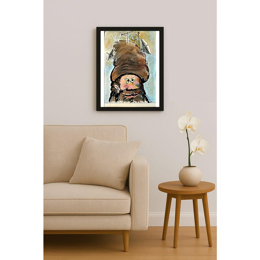 Neculai Mirodoni 29x21cm Orijinal Karikatür BOD05422