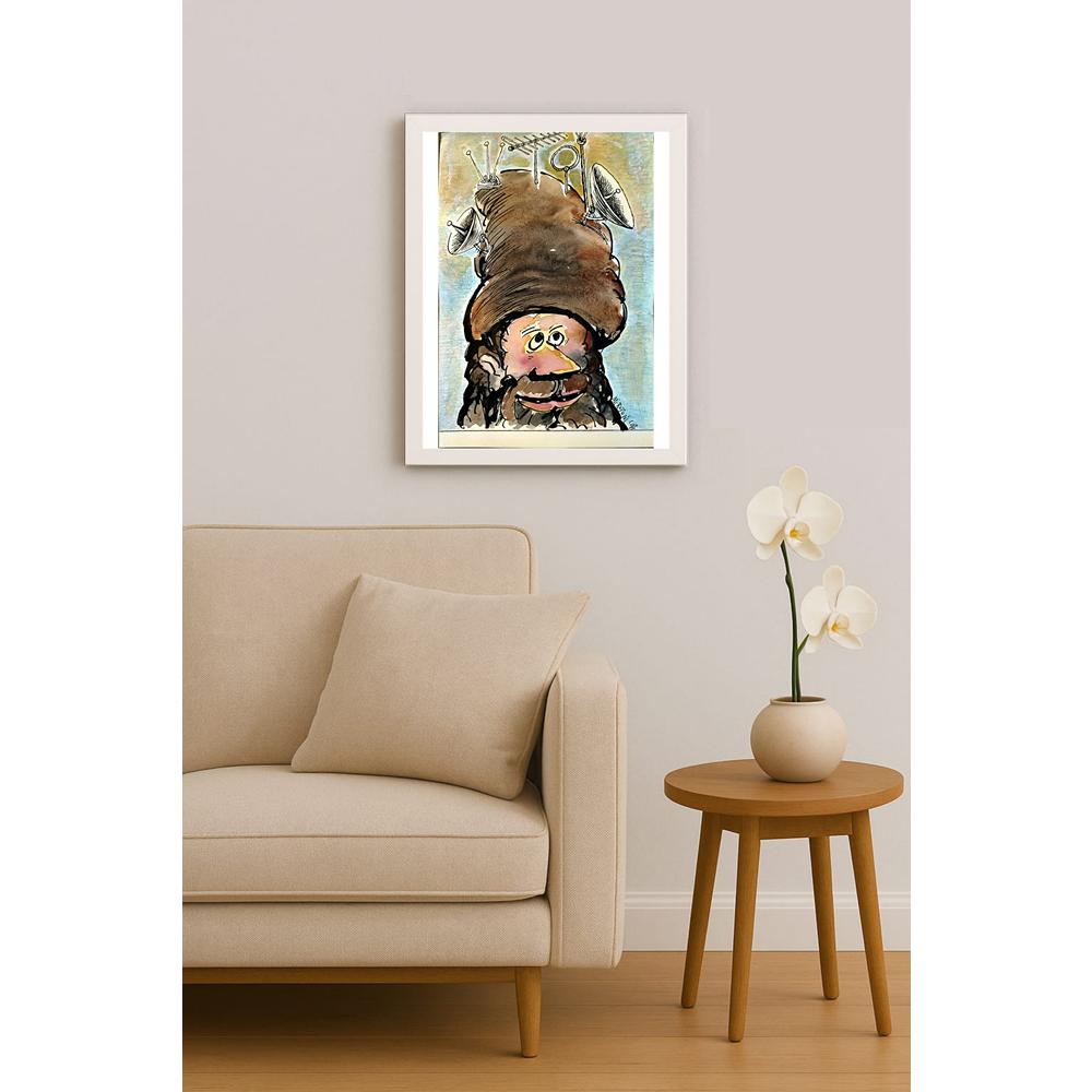 Neculai Mirodoni 29x21cm Orijinal Karikatür BOD05422
