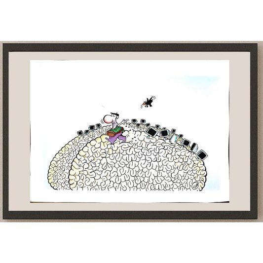 Maria Jose Mosquera Beceiro 29x21cm Orijinal Karikatür BOD05424