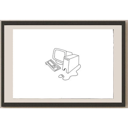 Nafiseh Masoumzadeh 29x21cm Orijinal Karikatür BOD05425