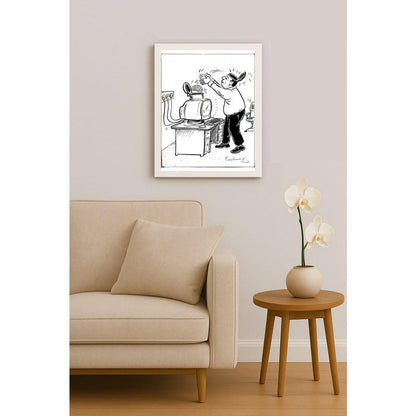 Panduranga Rau 29x21cm Orijinal Karikatür BOD05427