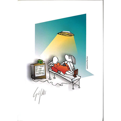 Sajini Ugo Alessandro 29x21cm Orijinal Karikatür BOD05430