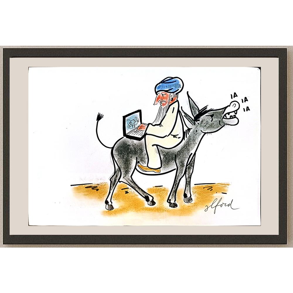 Vosters Richard Francis 29x21cm Orijinal Karikatür BOD05436