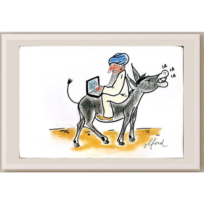 Vosters Richard Francis 29x21cm Orijinal Karikatür BOD05436