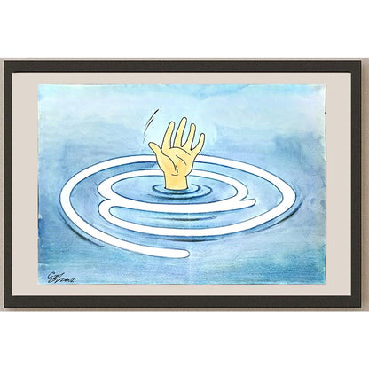 Semerenko Vladimir 29x21cm Orijinal Karikatür BOD05441