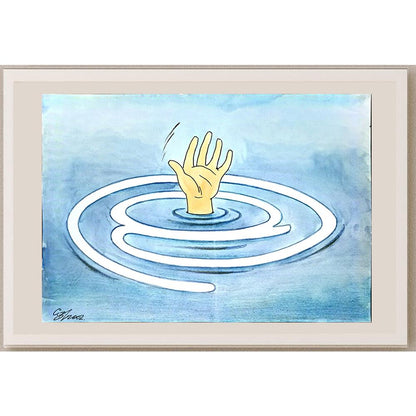 Semerenko Vladimir 29x21cm Orijinal Karikatür BOD05441