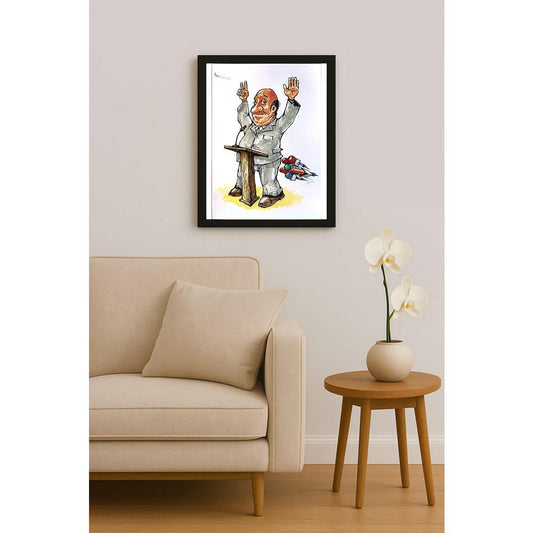 Liviu Stanila 29x21cm Orijinal Karikatür BOD05446