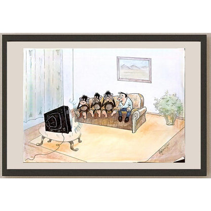 Miroslav Jakovljev 29x21cm Orijinal Karikatür BOD05459
