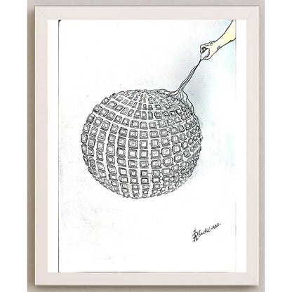 Predrag Abadic 29x19cm Orijinal Karikatür BOD05461