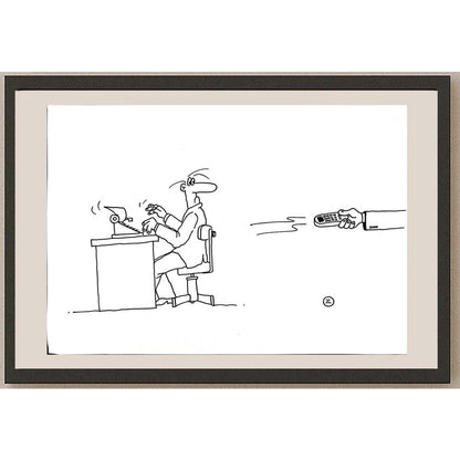 Unknown 29x21cm Orijinal Karikatür BOD05462