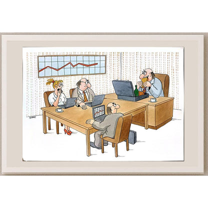 Roman Kubec 29x21cm Orijinal Karikatür BOD05468