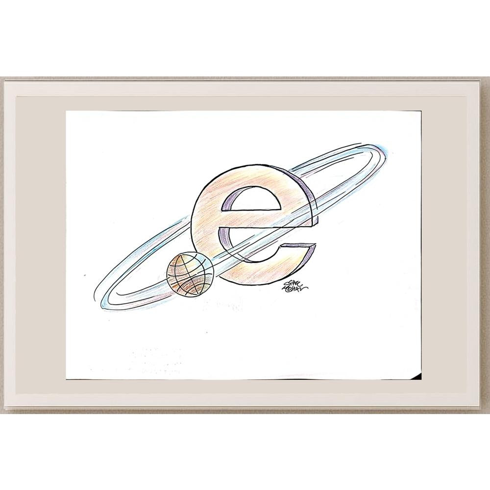 Shyam Mohan 29x21cm Orijinal Karikatür BOD05473