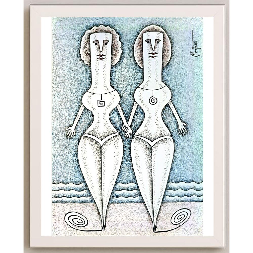 Miodrag Kurjak 29x21cm Orijinal Karikatür BOD05491