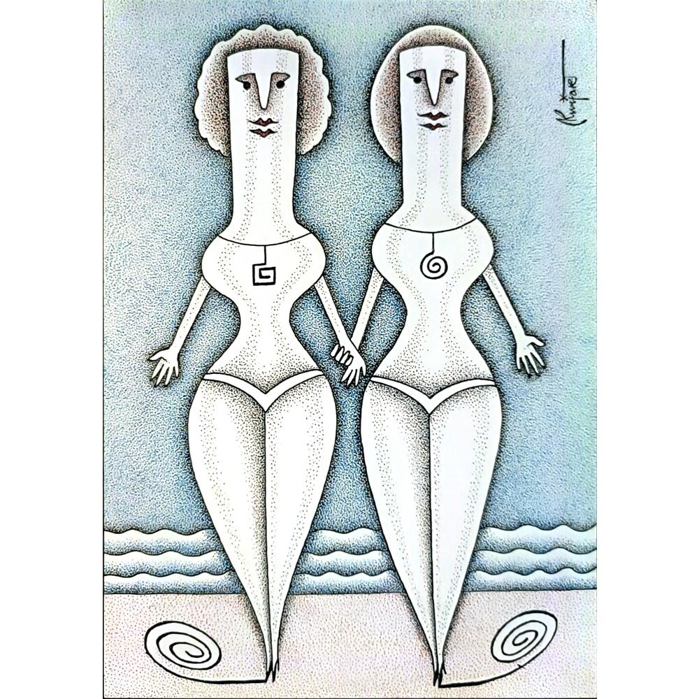 Miodrag Kurjak 29x21cm Orijinal Karikatür BOD05491